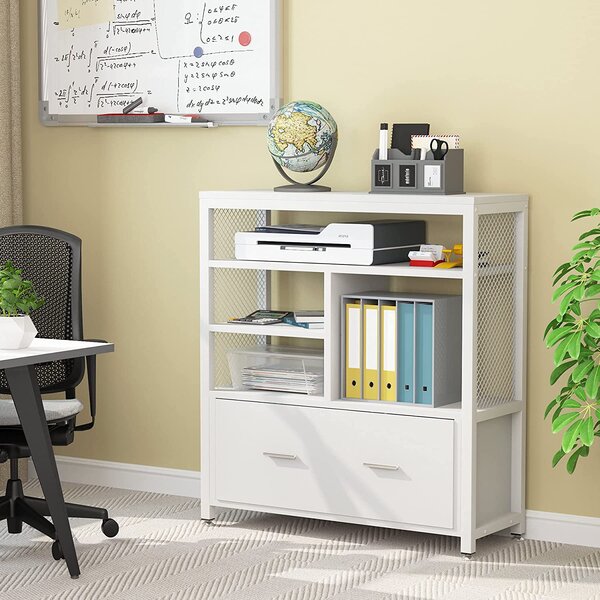 Latitude Run® Lateral Filing Cabinet Bookcase & Reviews | Wayfair